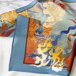 Pure Silk Long Neck Scarf For Women