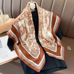 Premium Forest Print Square Scarf Set for Women 15 Pcs