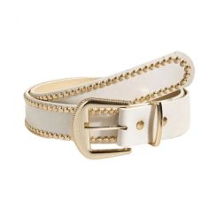 Studded Genuine Leather Belt for Women