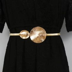 10 Pcs Gold Silver Spring Elastic Waist Chain