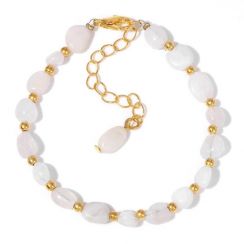 5Pcs Irregular Natural Stone Beads Bracelet